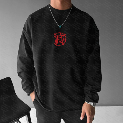 Unisex Anime Graphic Streetwear Vintage Long-Sleeved T-shirt