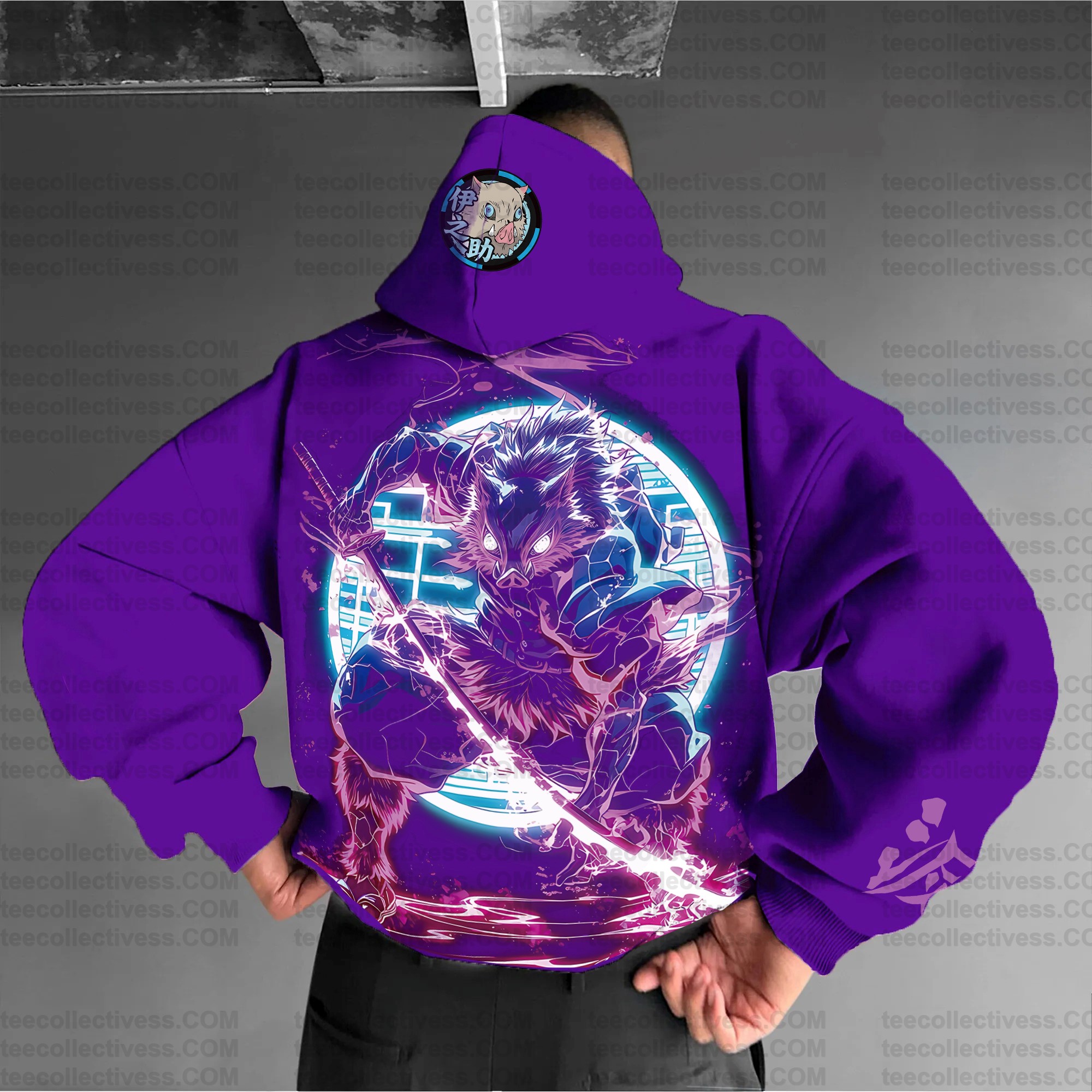 Unisex “Demon Slayer” Anime Graphic Streetwear Vintage Hoodie