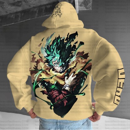 Unisex Anime Graphic Streetwear Vintage Plush Hoodie
