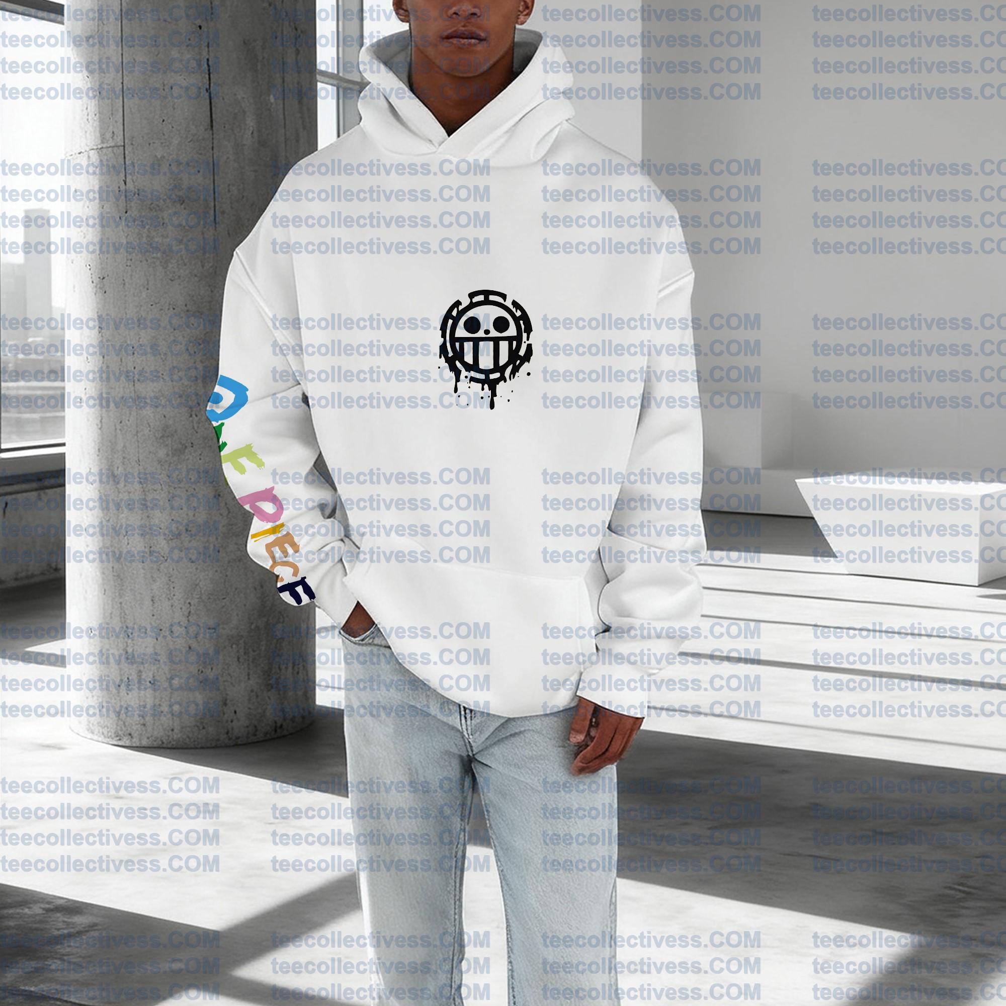 Plus Velvet Unisex Anime Graphic Streetwear Vintage Hoodie