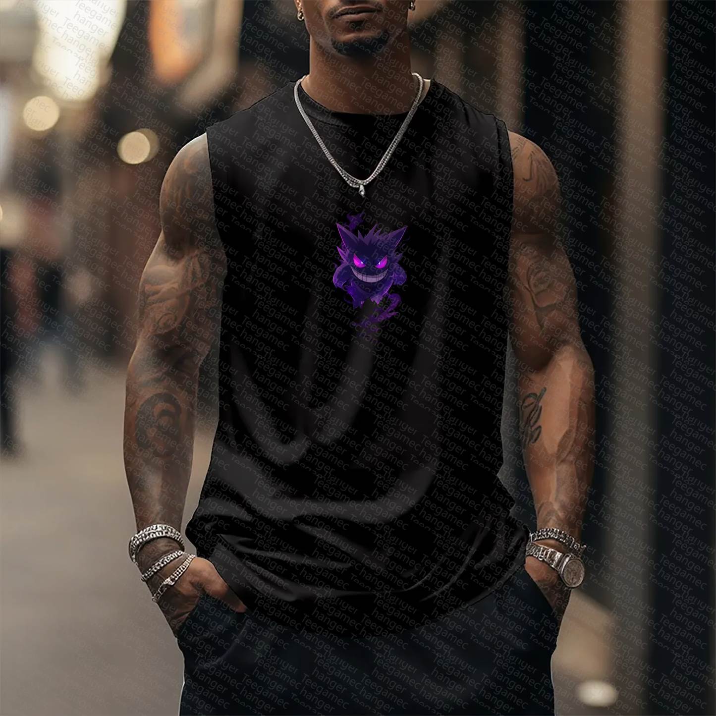 Unisex  “Pokémon” Casual Anime  Tank Top