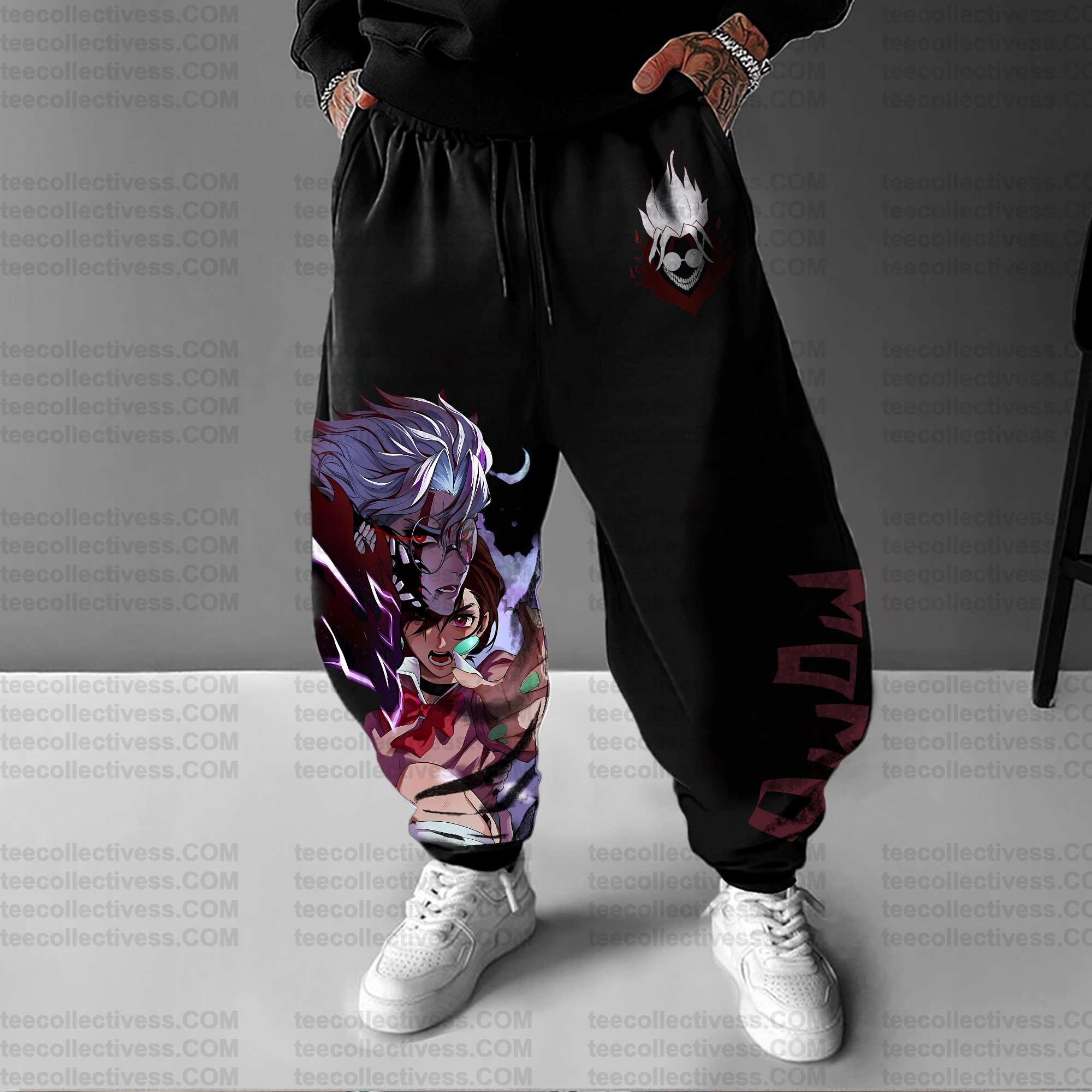 Unisex Anime Printed Gift Oversized Harem Pants