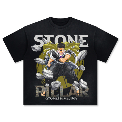 Unisex Fit ANIME Washed T-Shirt