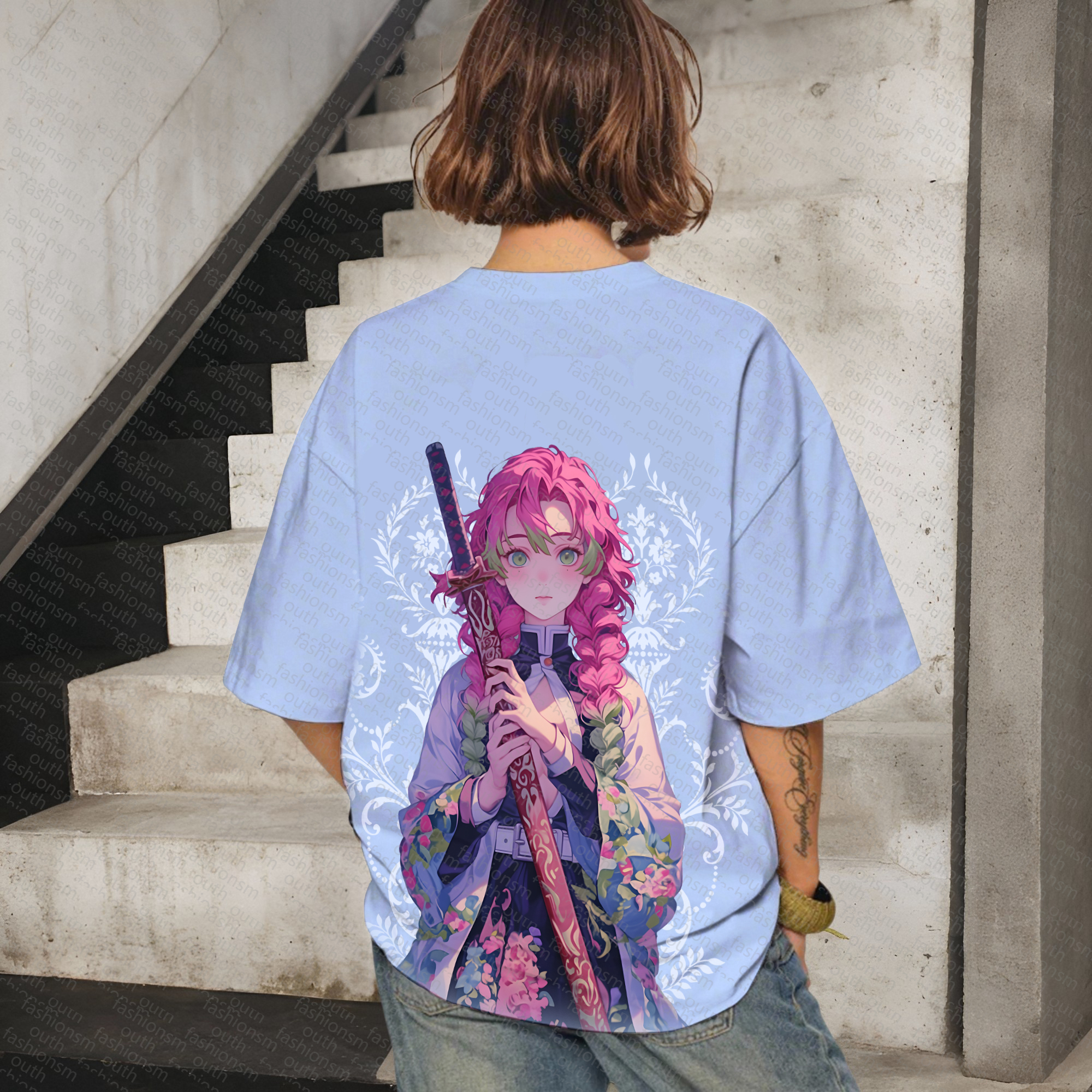 "Demon Slayer" Anime Inspired Vintage T-Shirt