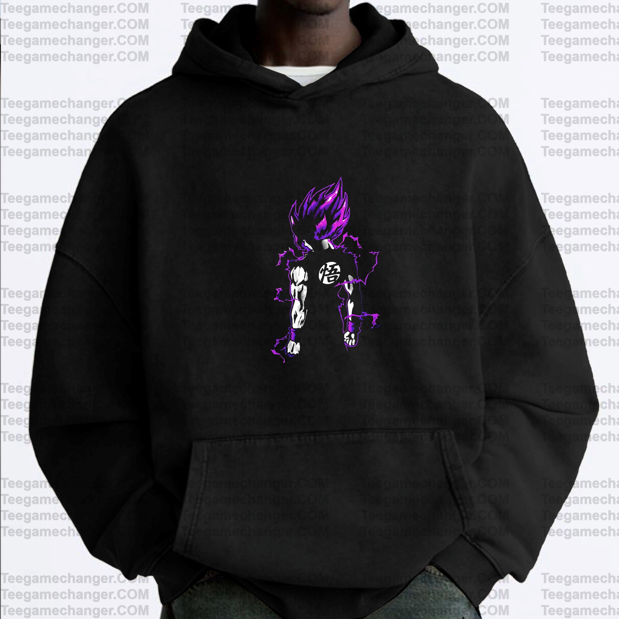 Vintage 3D Direct Inkjet Printed Washed Unisex Plush Hoodie