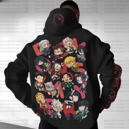 Unisex Anime Graphic Streetwear Vintage Hoodie| KNY