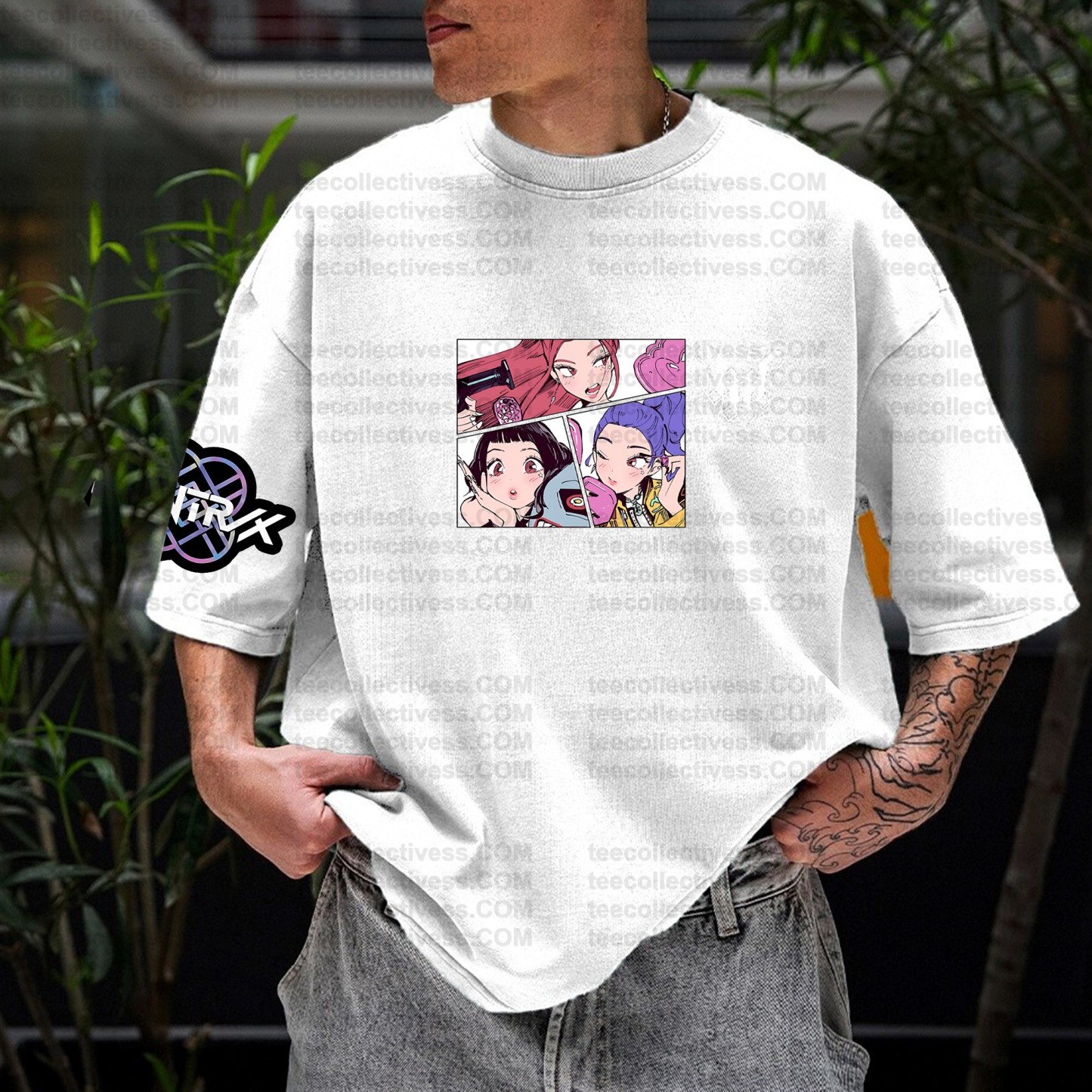 Unisex Anime Inspired Vintage T-Shirt