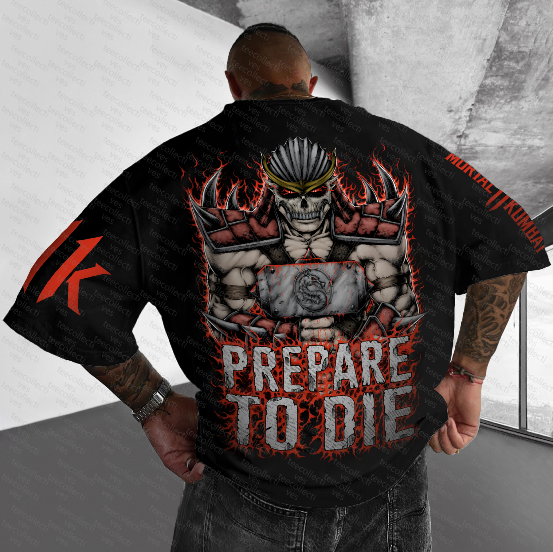 Unisex Mortal Kombat Inspired Vintage T-Shirt