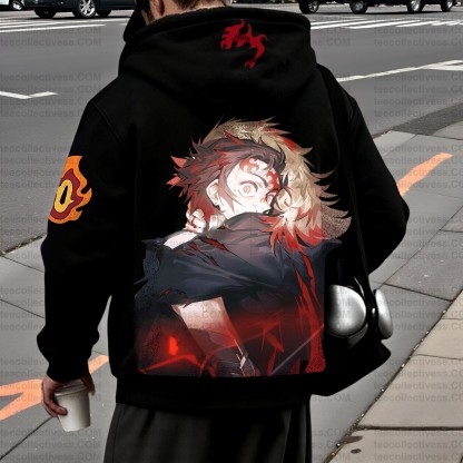 Unisex Graphic Streetwear Vintage Zipper Cardigan Plush Hoodie