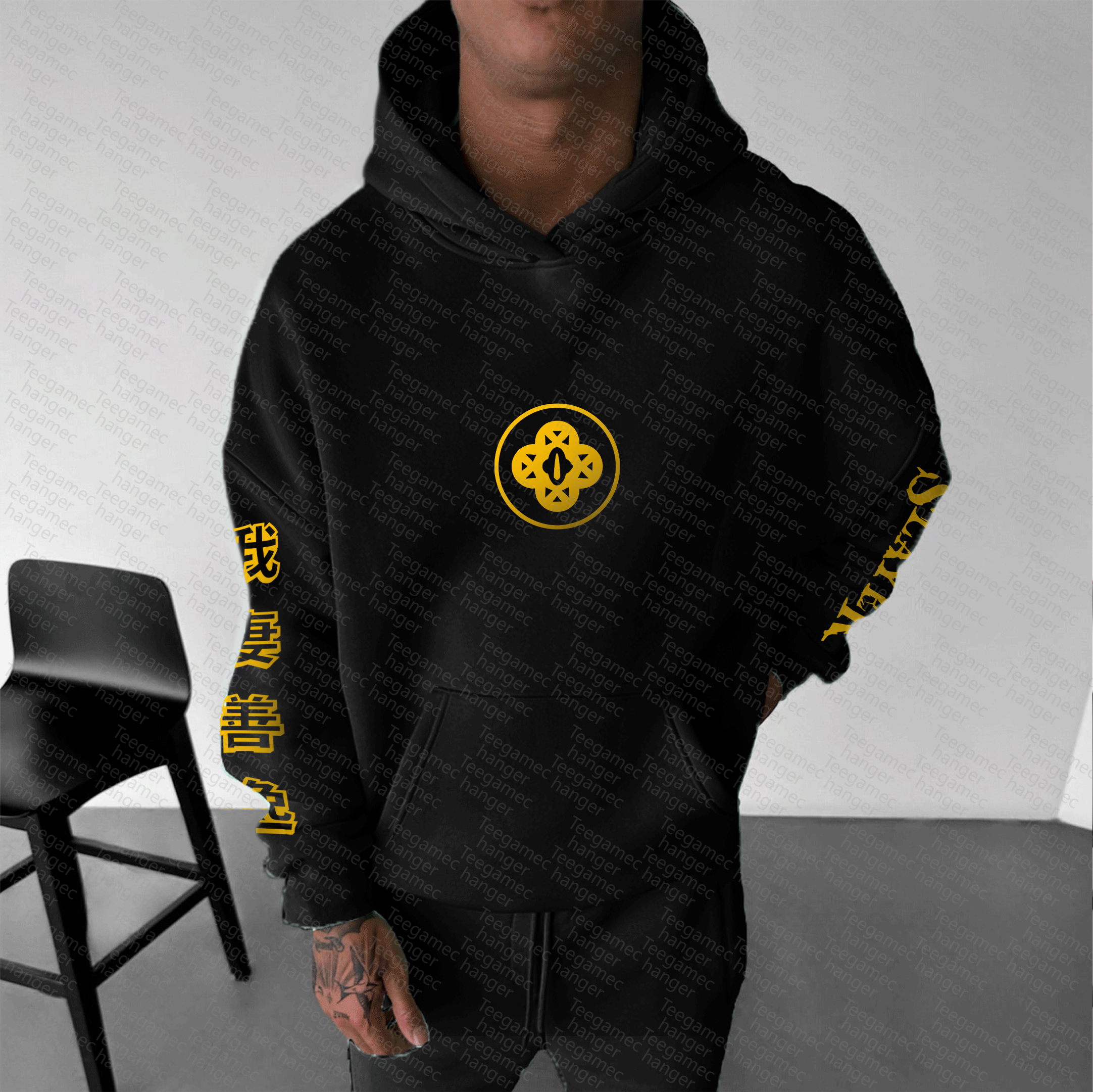 Unisex “Demon Slayer” Anime Graphic Streetwear Vintage Hoodie