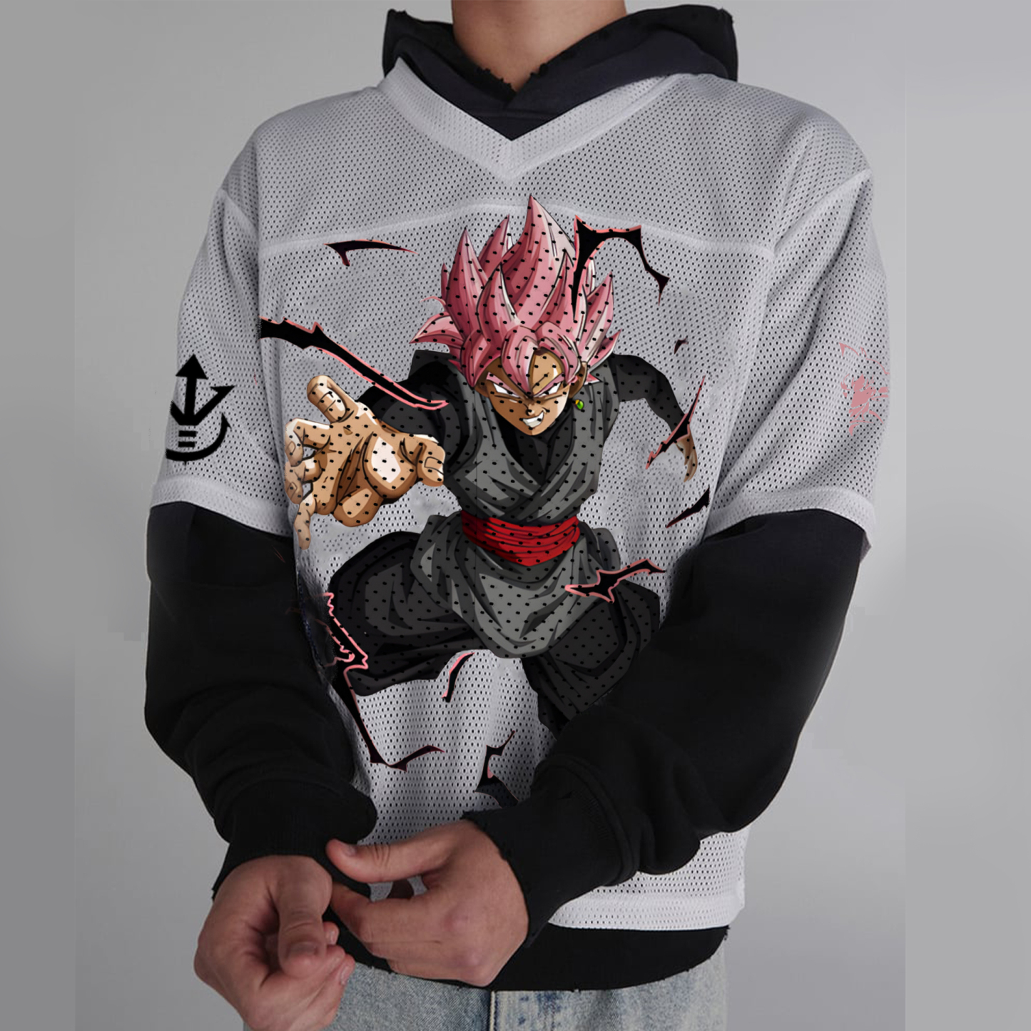 Unisex  “DRAGON BALL” Anime Style Retro I Mesh T-Shirt