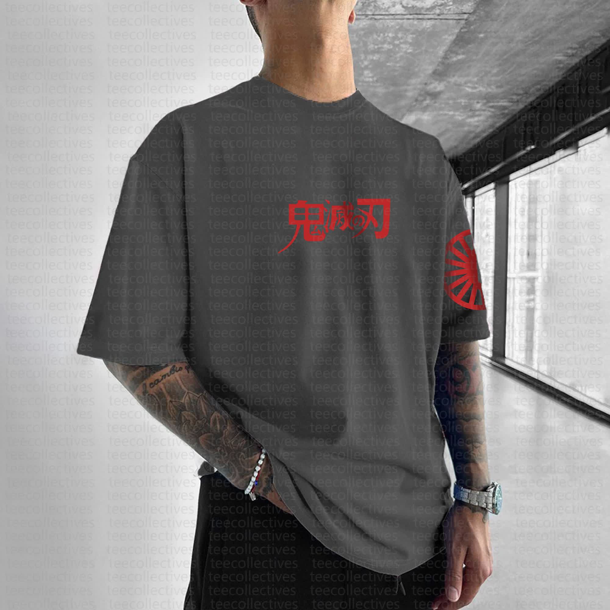 Unisex Anime Inspired Vintage T-Shirt丨Demon Slayer