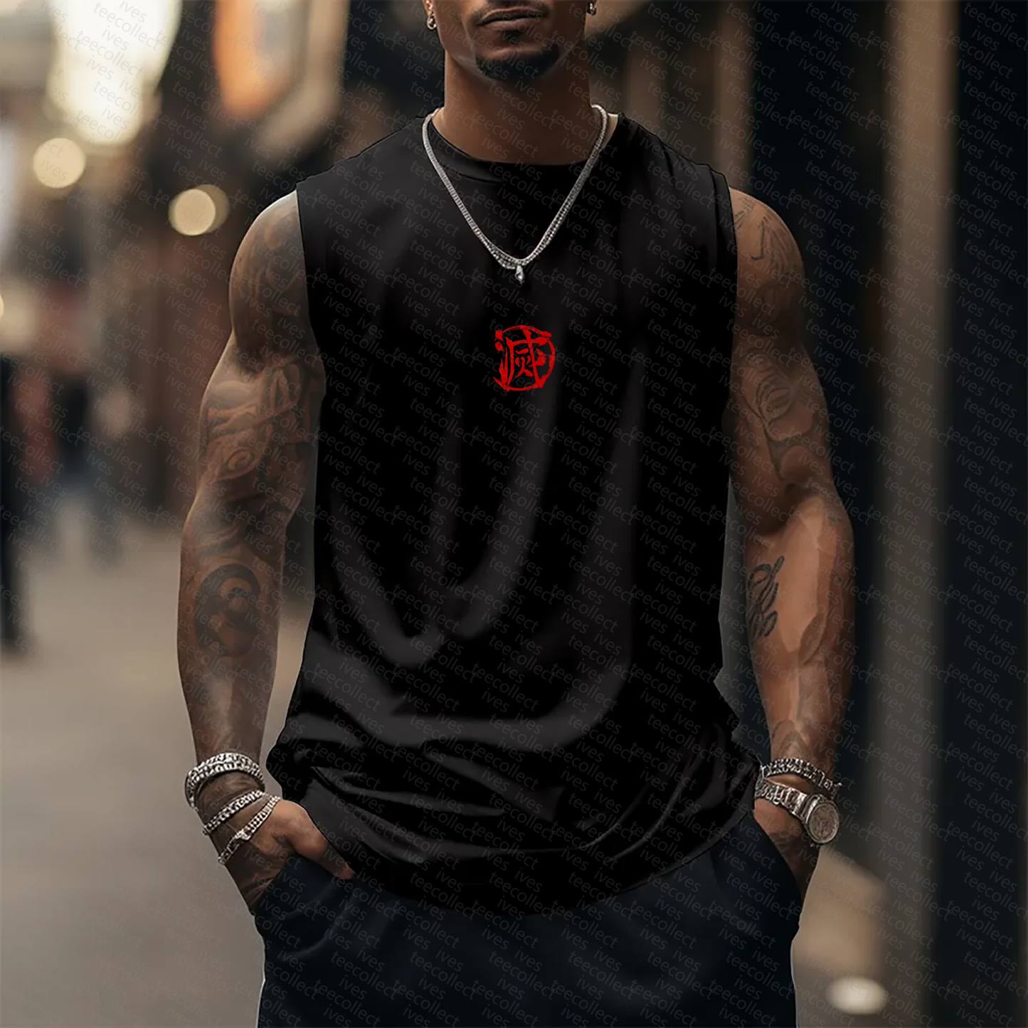 Unisex  “Demon Slayer” Casual Anime  Tank Top