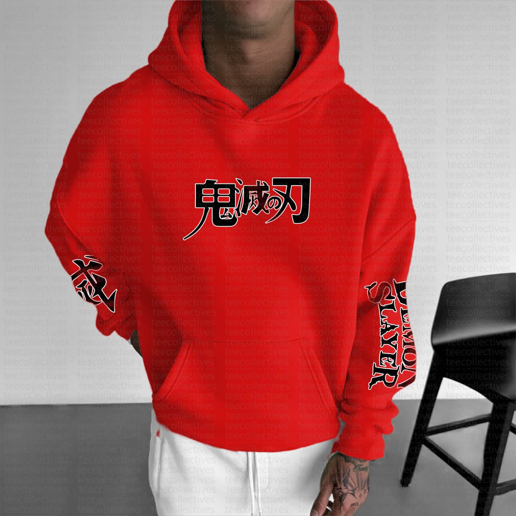 Unisex Anime Graphic Streetwear Vintage Hoodie丨Demon Slayer