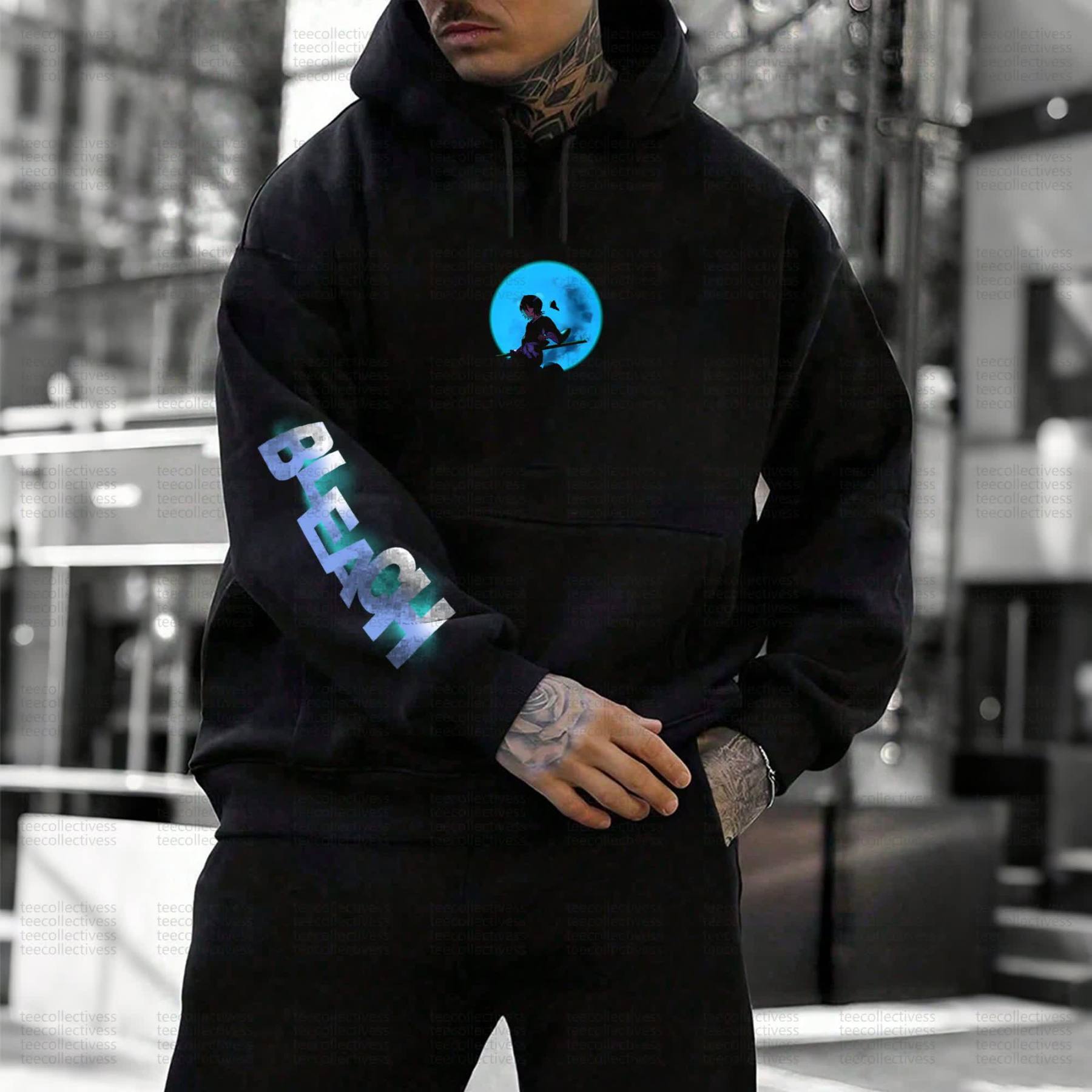 Unisex “Bleach” Anime Graphic Streetwear Vintage Hoodie