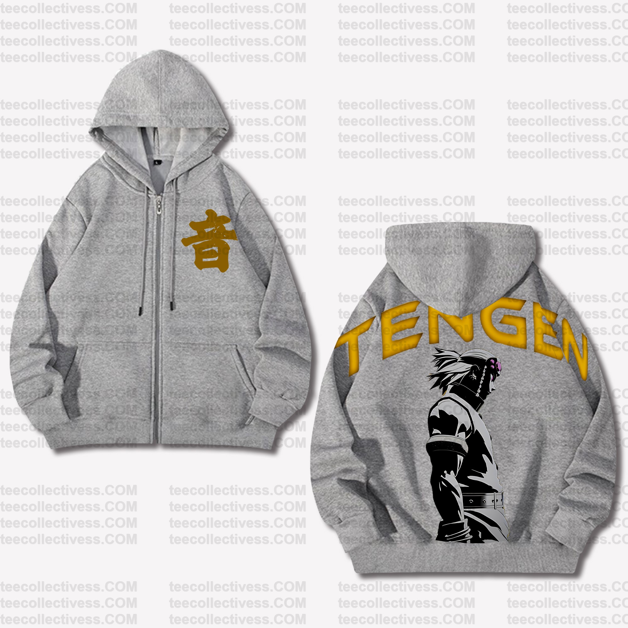 Unisex Graphic Streetwear Vintage Zipper Cardigan Plush Hoodie