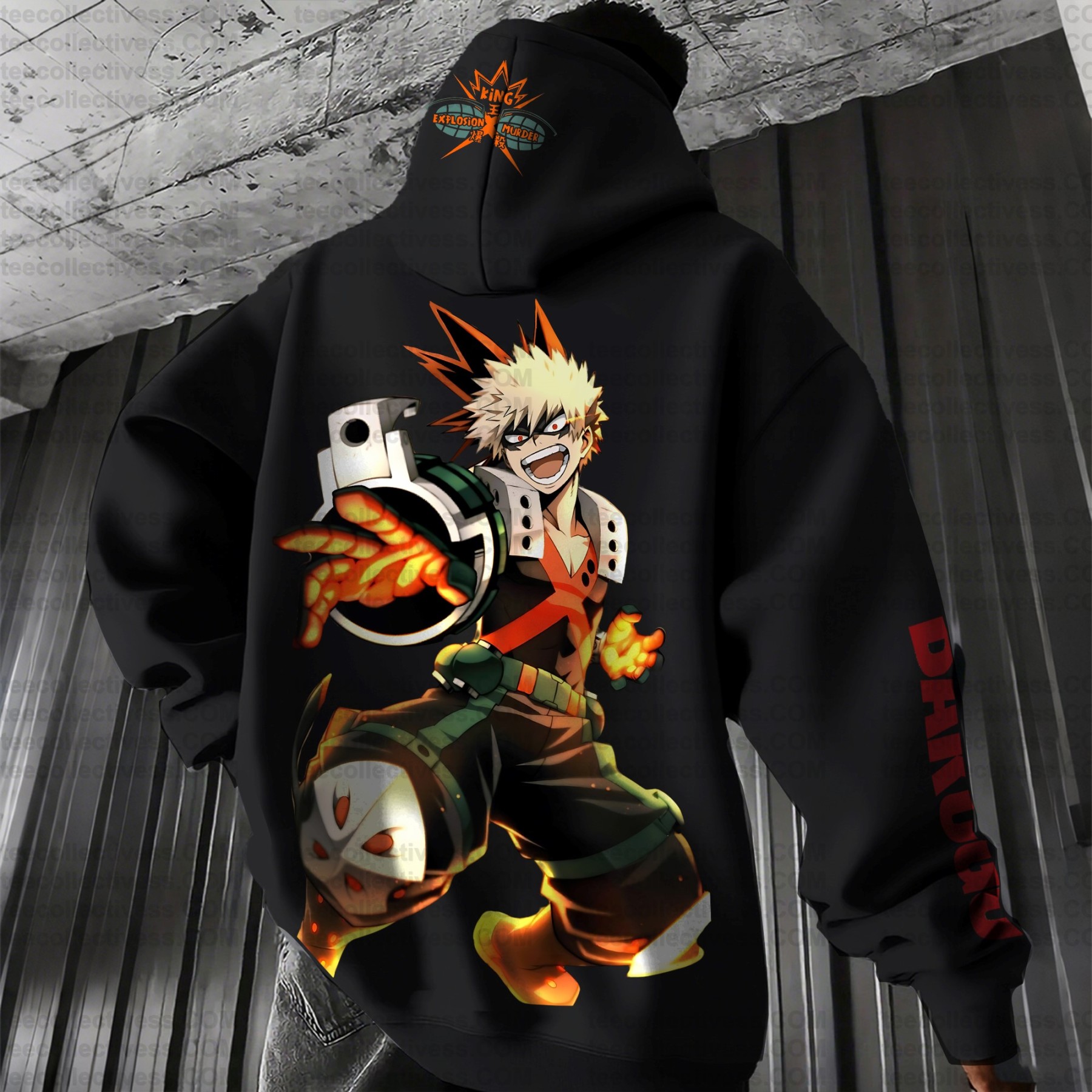 Unisex Anime Graphic Streetwear Vintage Plush Hoodie