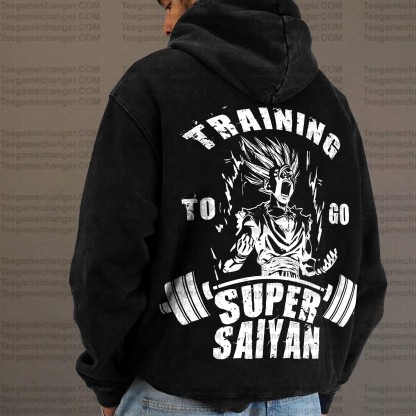 Vintage 3D Direct Inkjet Printed Washed Unisex Plush Hoodie