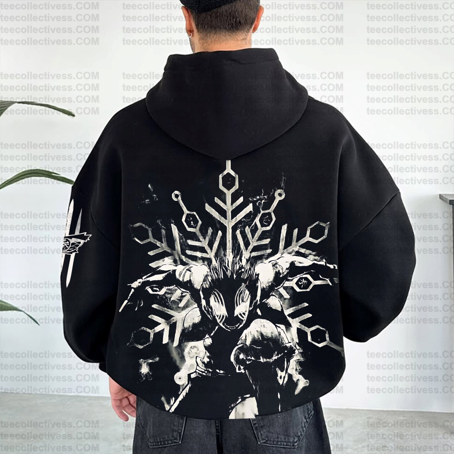 Unisex Graphic Streetwear Vintage Plush Hoodie