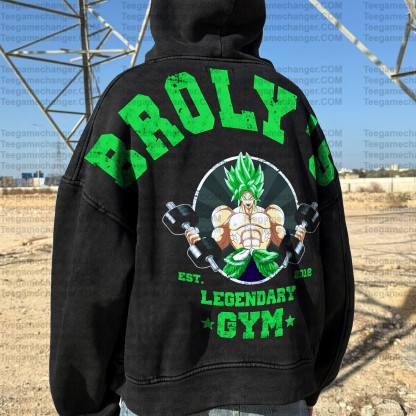 Vintage 3D Direct Inkjet Printed Washed Unisex Plush Hoodie