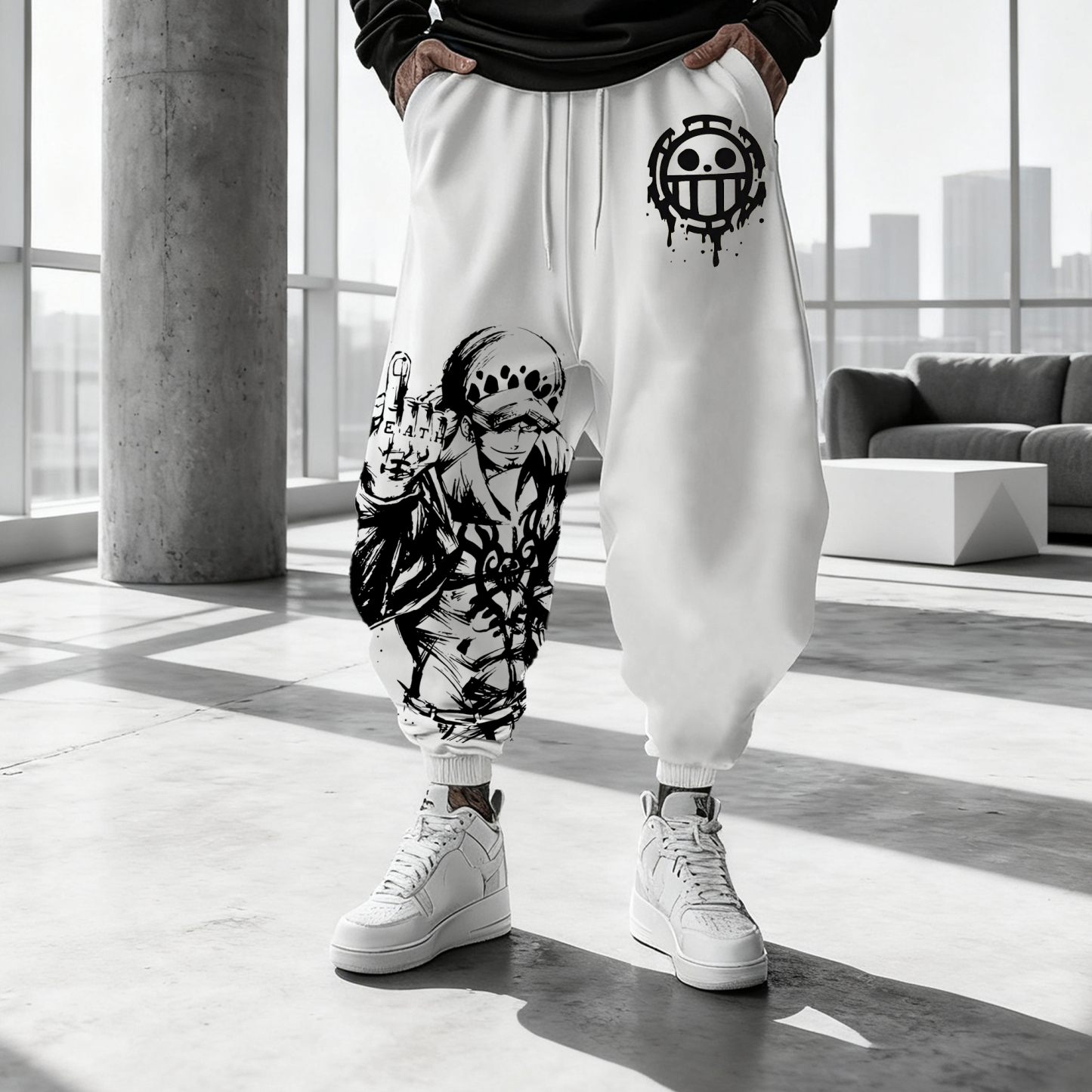 Unisex Casual Anime Streetwear Pants