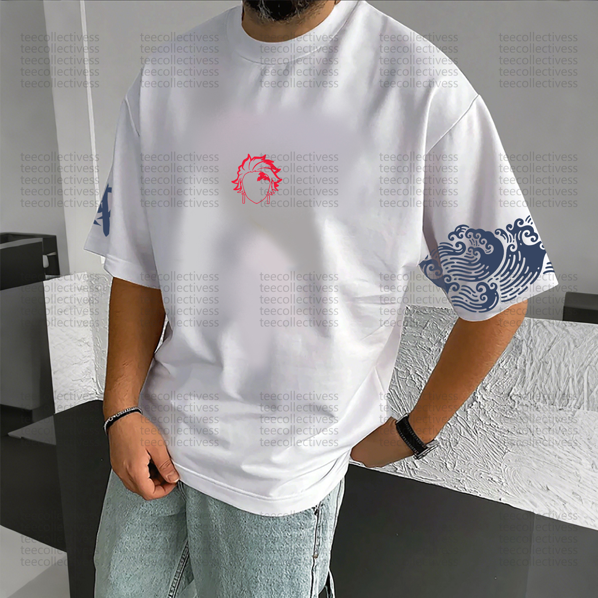 Unisex  " Demon slayer " Anime Inspired Vintage T-Shirt