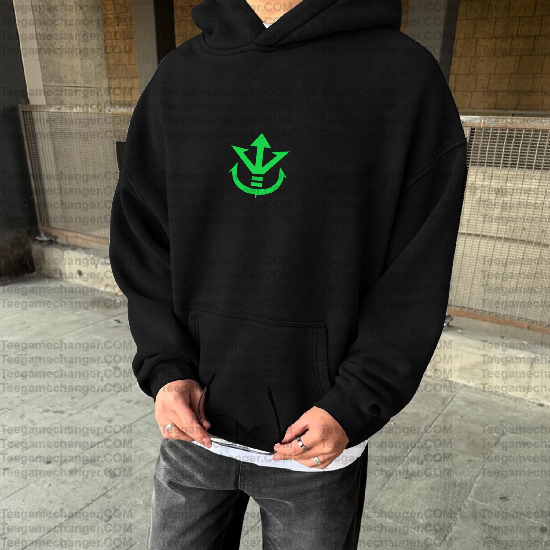 Vintage 3D Direct Inkjet Printed Washed Unisex Plush Hoodie
