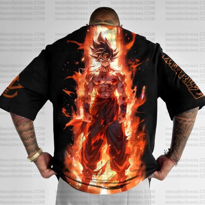 Unisex Anime Inspired Vintage T-Shirt丨DragonBall