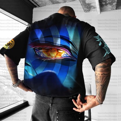 Akaza-Unisex Anime Inspired Vintage T-Shirt