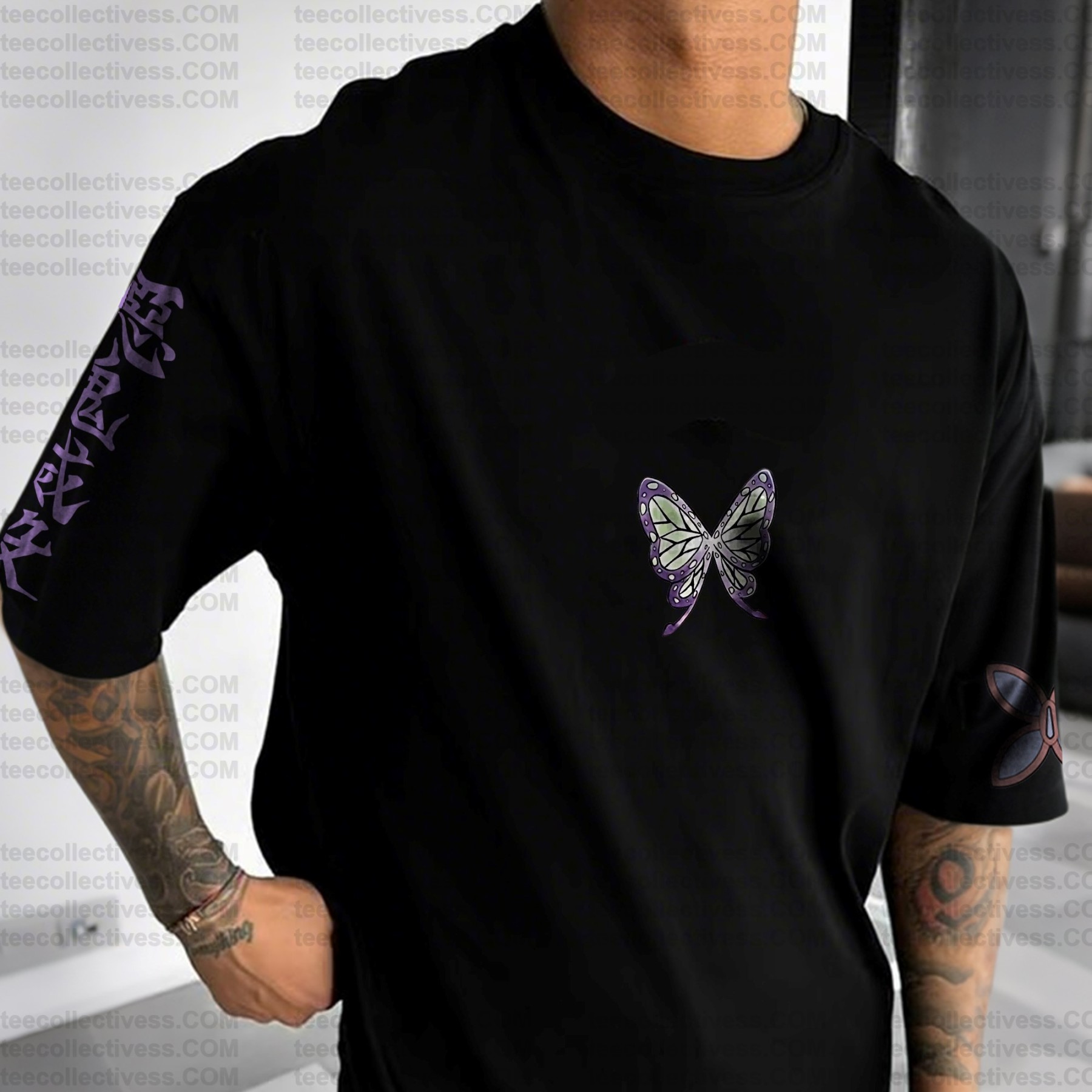 Unisex  " Demon slayer " Anime Inspired Vintage T-Shirt