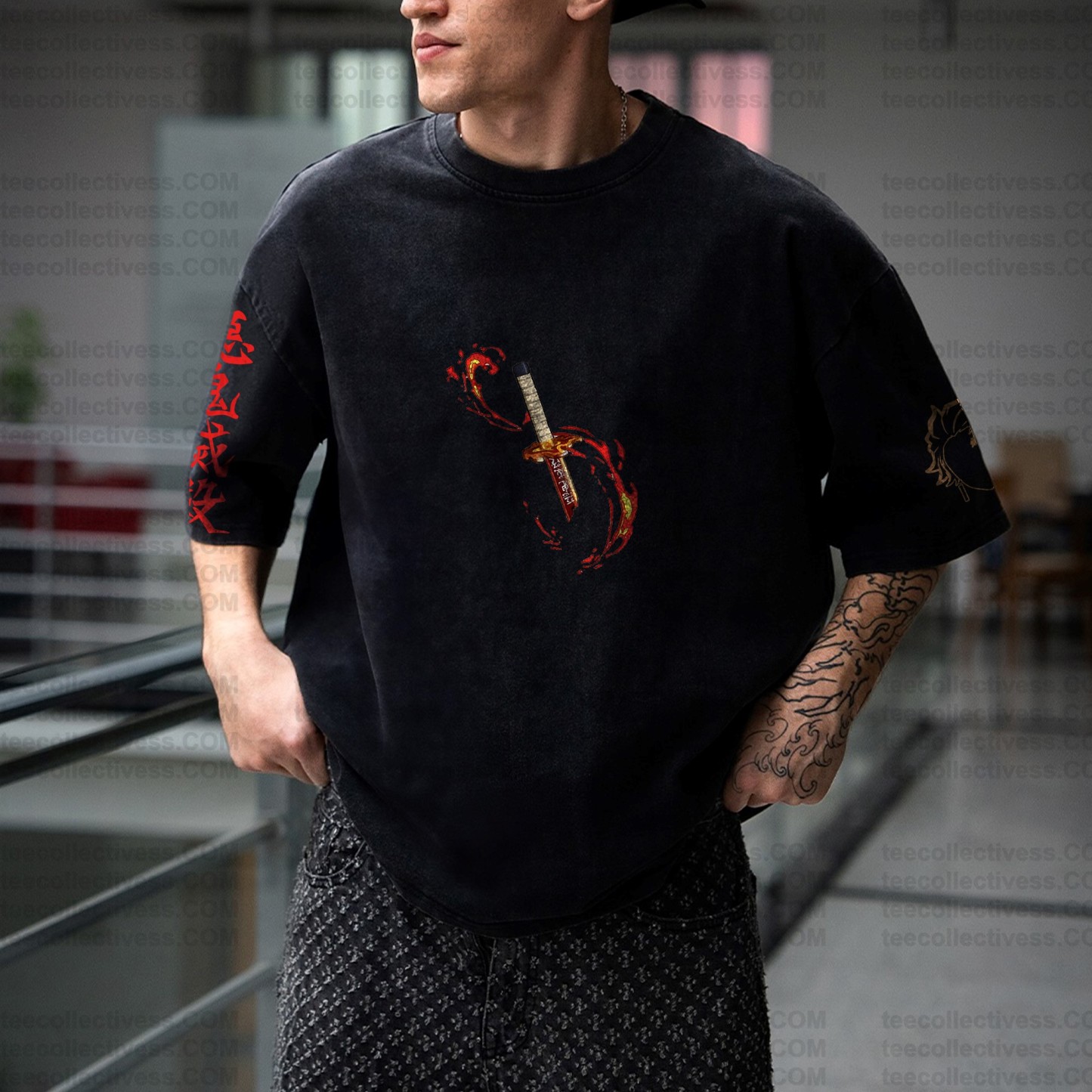 Unisex Anime Inspired Vintage T-Shirt| KNY