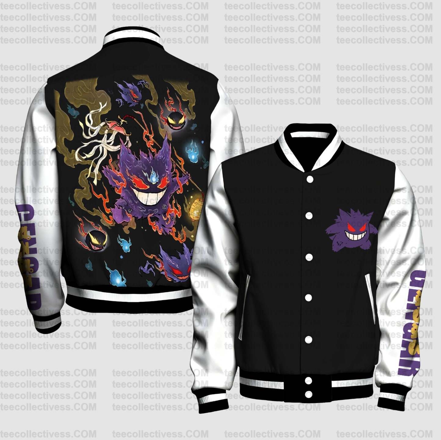 Spring And Autumn Unisex Casual Streetwear Fashion Jacket | Demon Slayer