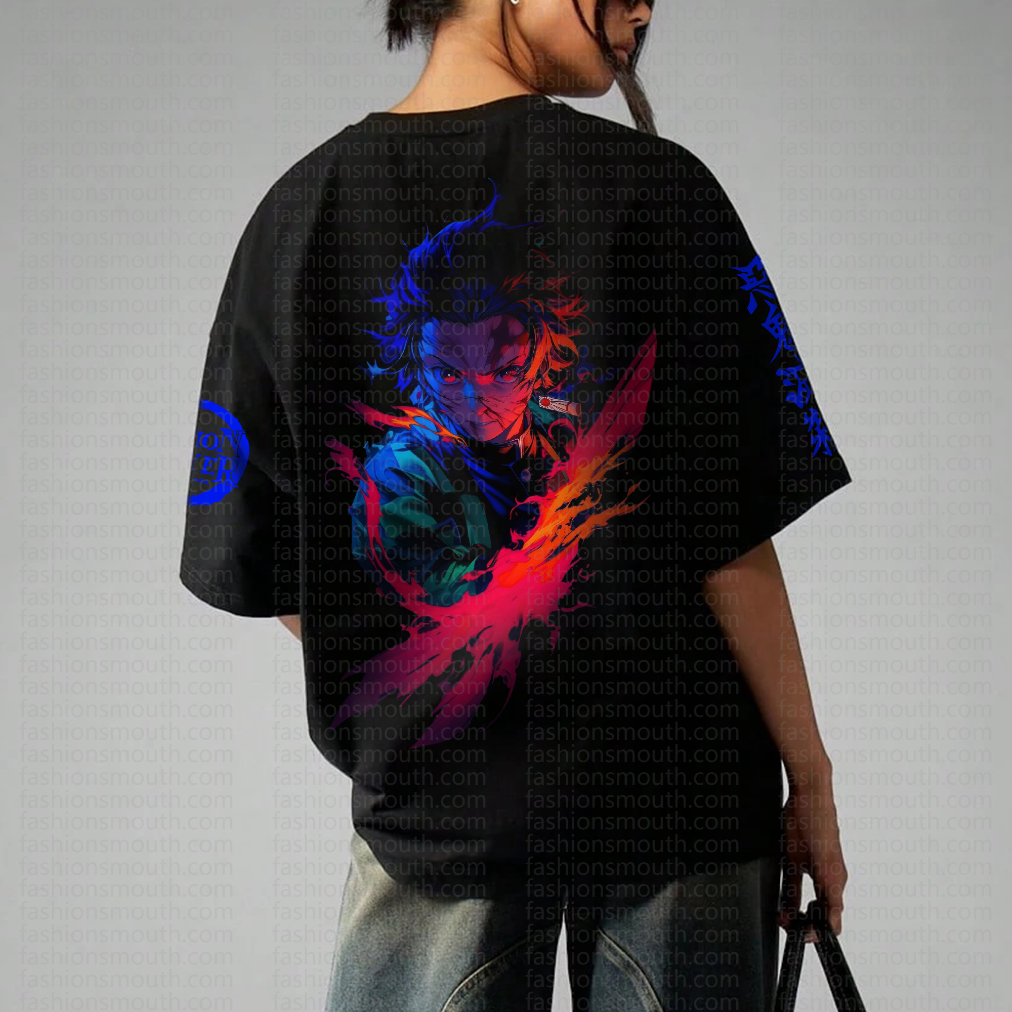 "Demon Slayer" Anime Inspired Vintage T-Shirt