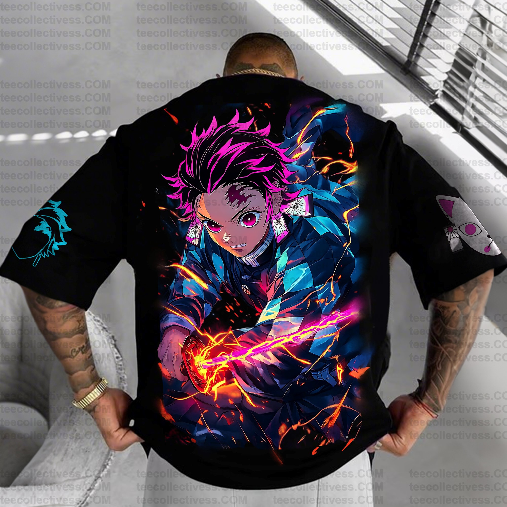 Tanjirou-Unisex Anime Inspired Vintage T-Shirt