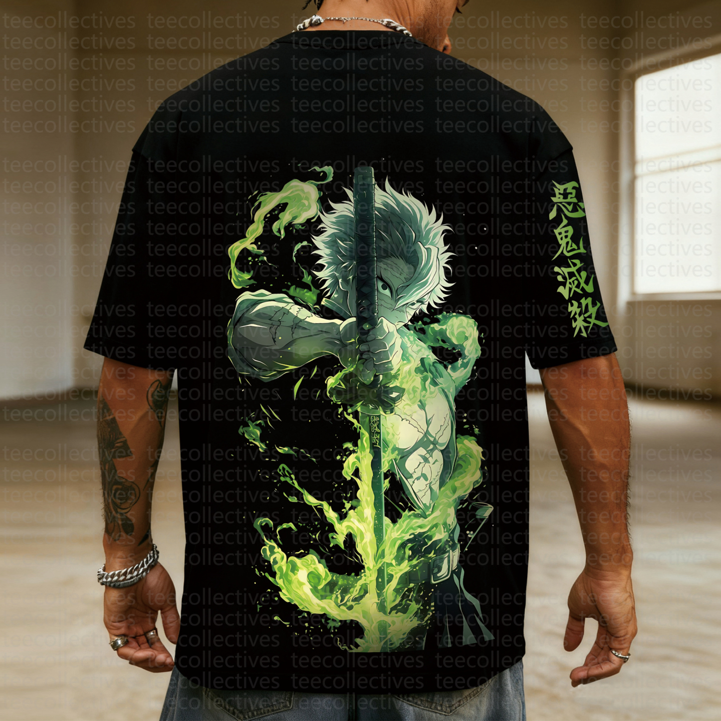 Unisex Anime Inspired Vintage T-Shirt 丨Demon slayer