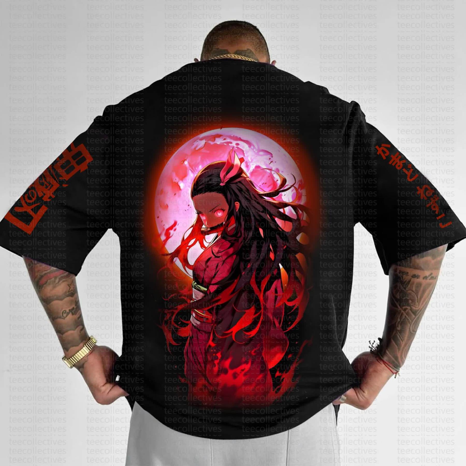 Unisex Anime Inspired Vintage T-Shirt丨Demon Slayer X Pokémon