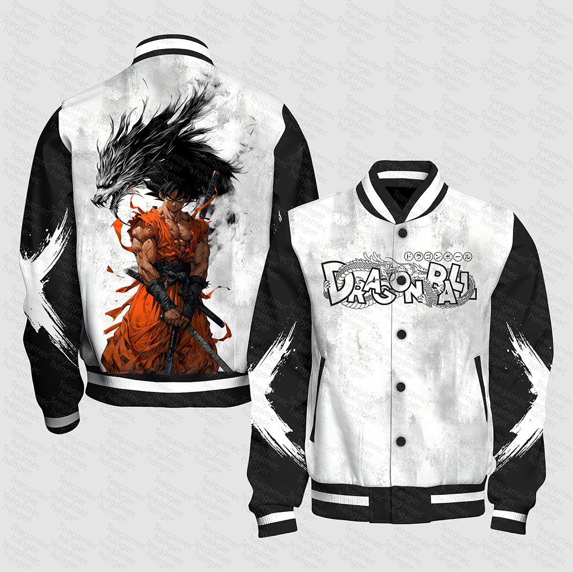 Unisex Vintage Anime Graphic Jacket