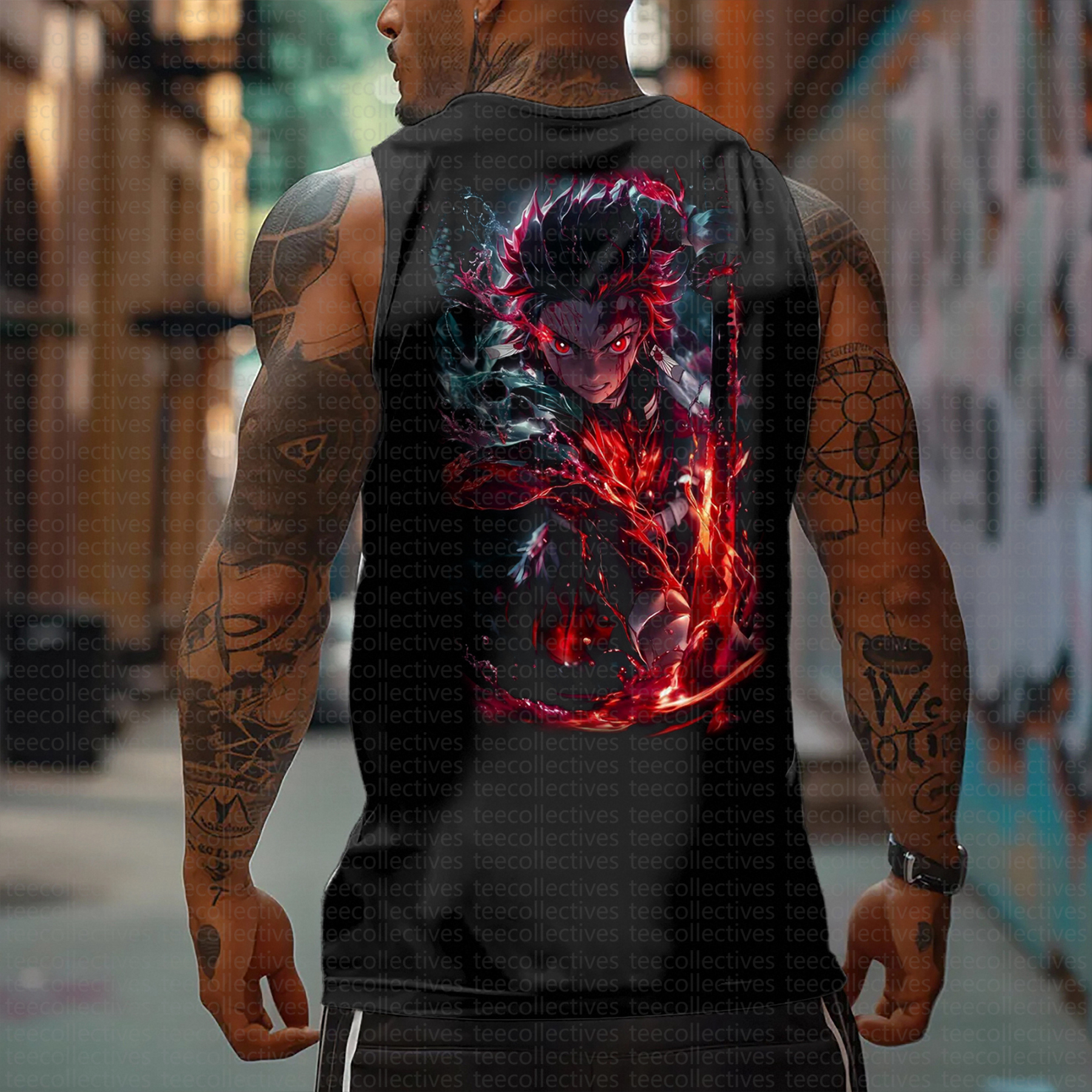 Unisex “Pokémon” Casual Anime Tank Top