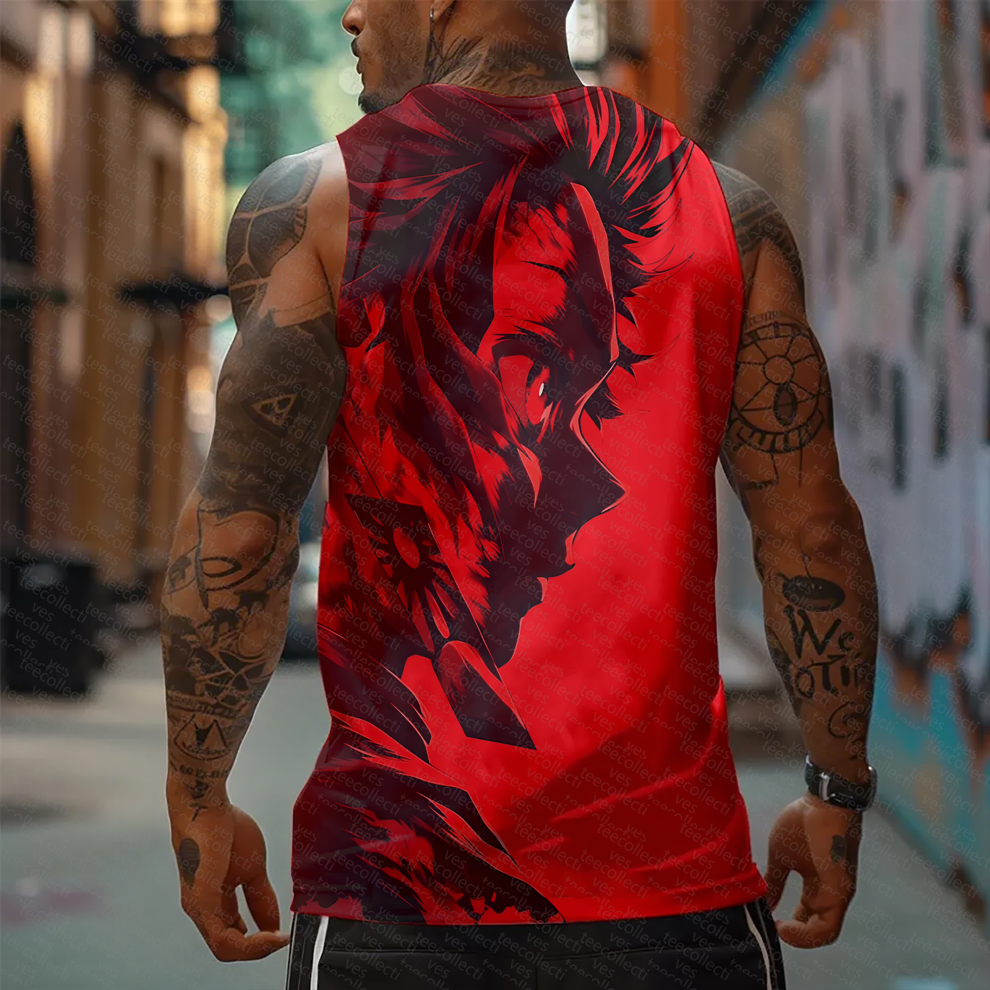 Unisex  “Demon Slayer” Casual Anime  Tank Top