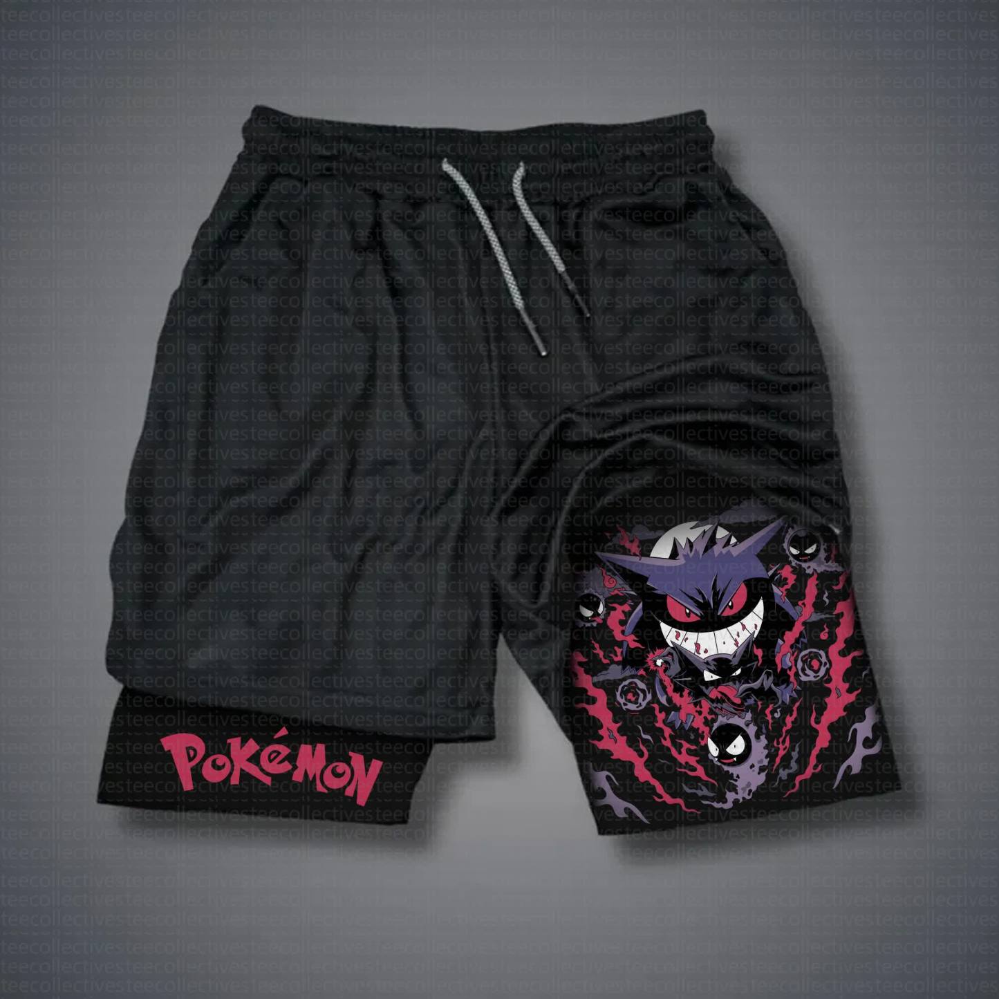 Unisex Casual Anime Streetwear Shorts 丨Demon Slayer X Pokémon