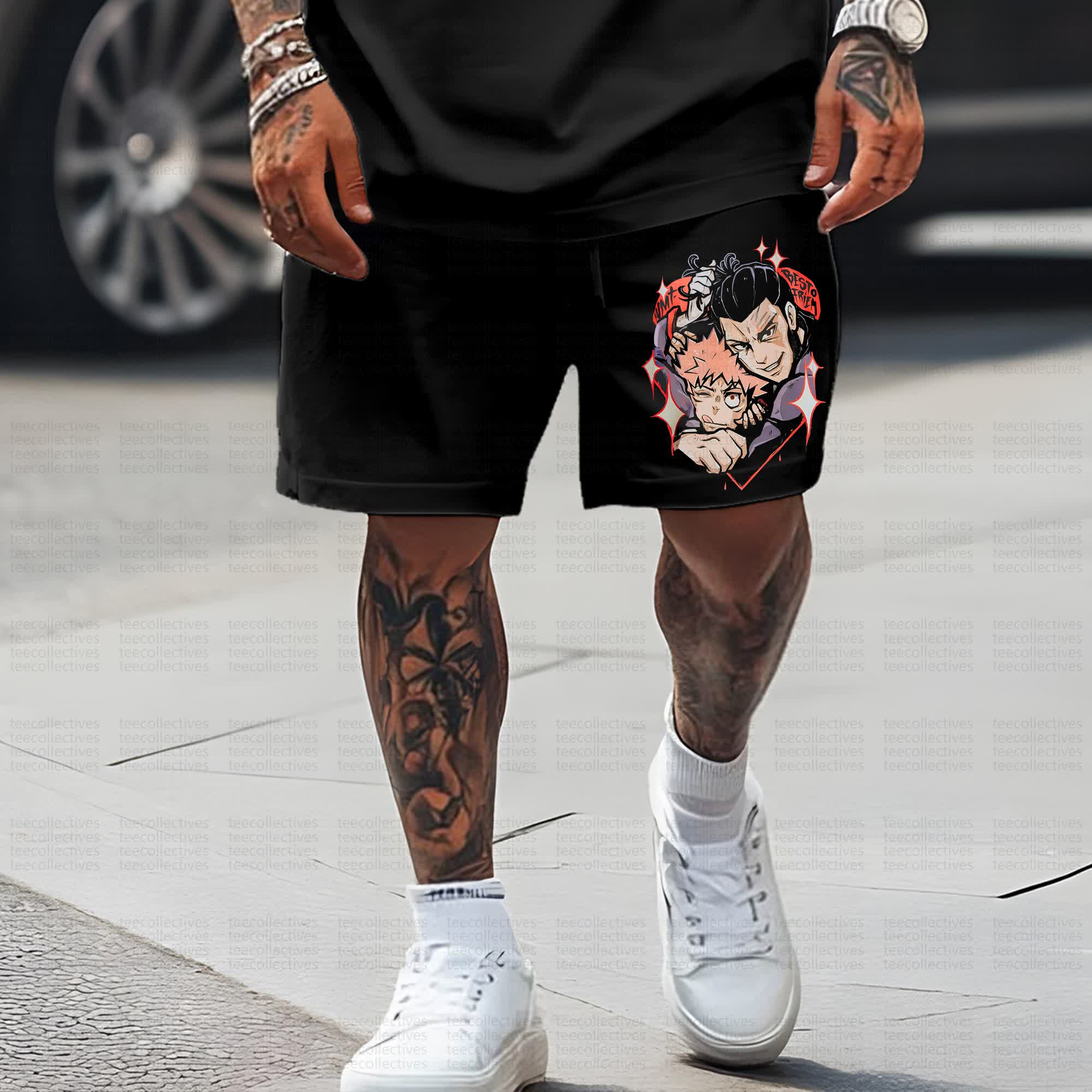 Unisex Casual Anime Streetwear Shorts 丨Jujutsu Kaisen