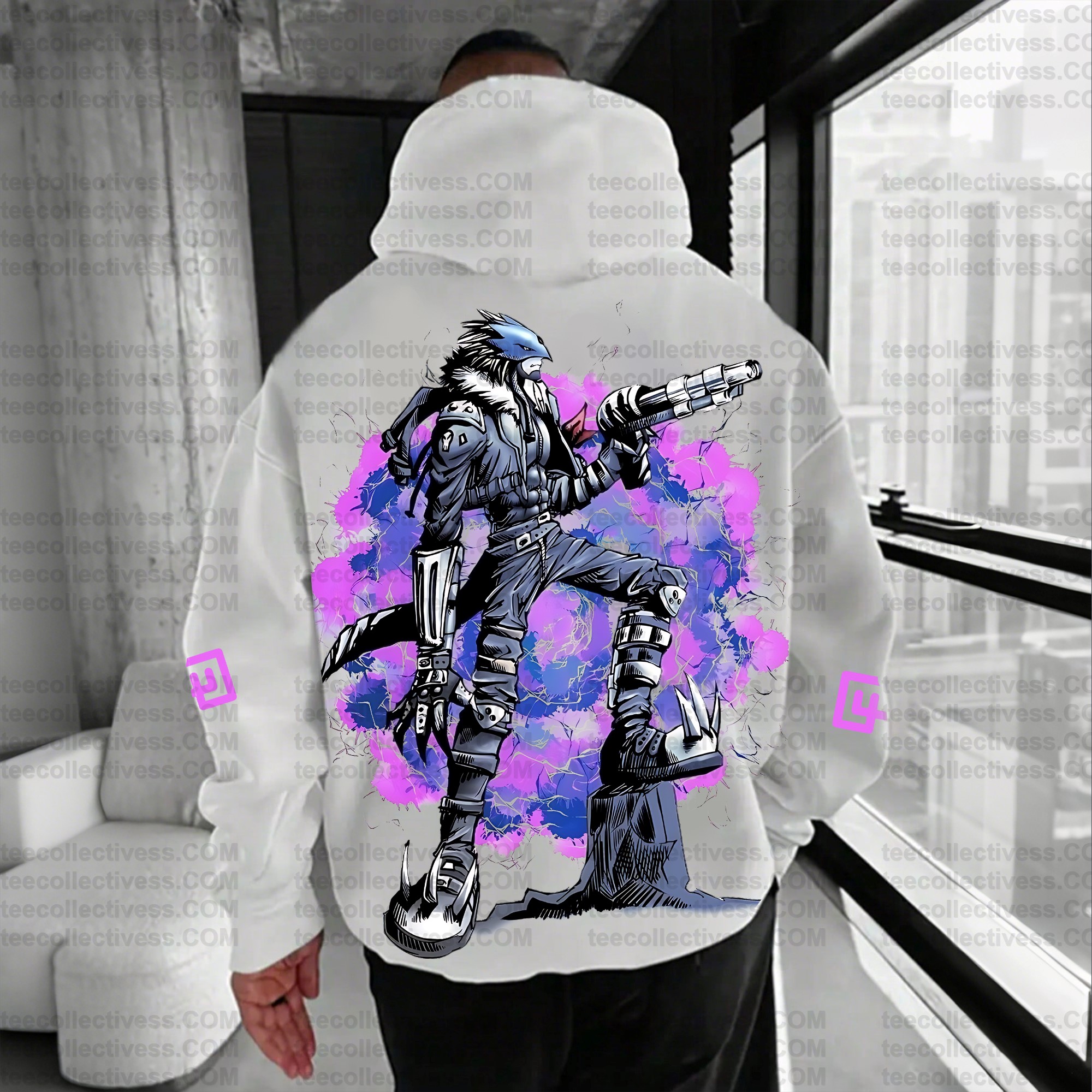 Unisex Anime Graphic Streetwear Vintage Hoodie