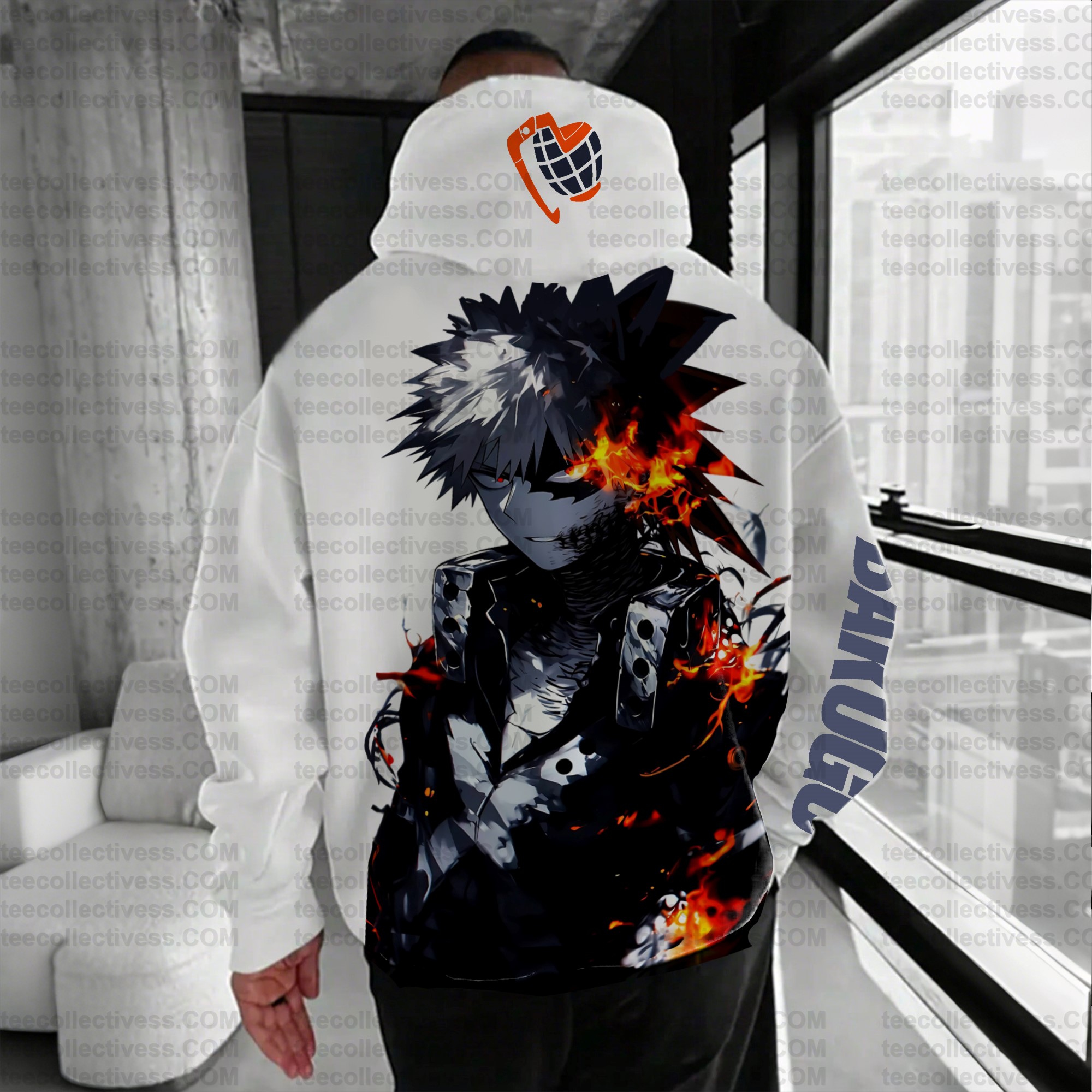 Unisex Anime Graphic Streetwear Vintage Plush Hoodie