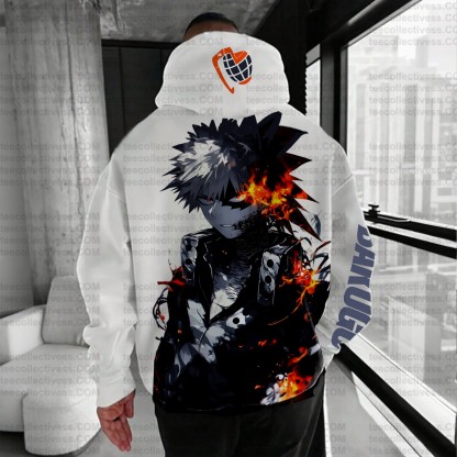 Unisex Anime Graphic Streetwear Vintage Plush Hoodie