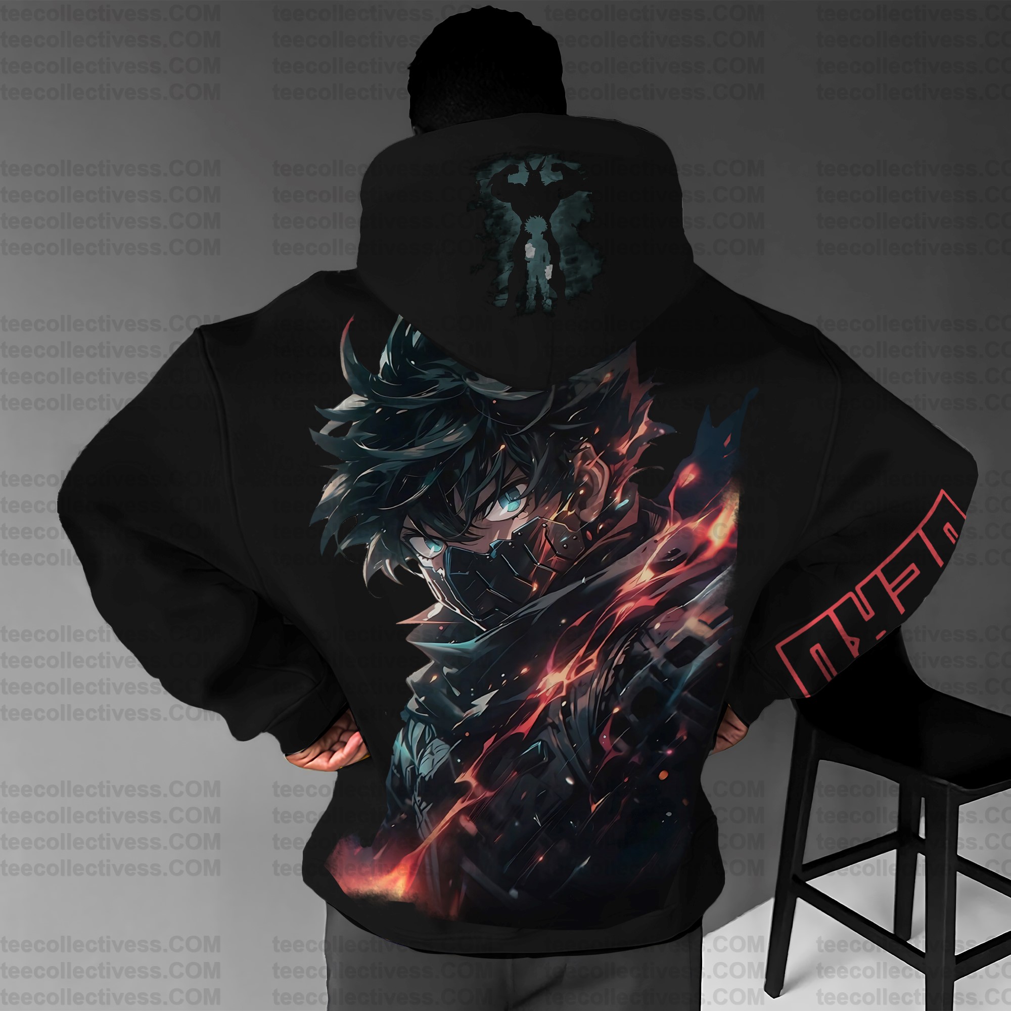 Unisex Anime Graphic Streetwear Vintage Plush Hoodie