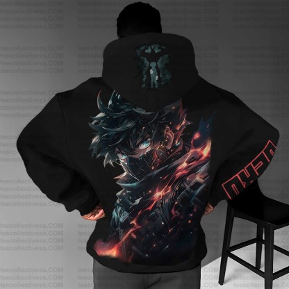 Unisex Anime Graphic Streetwear Vintage Plush Hoodie