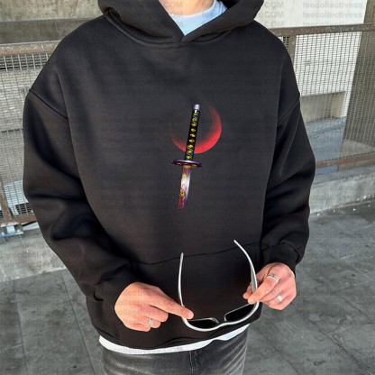 Unisex Graphic Streetwear Vintage Plush Hoodie