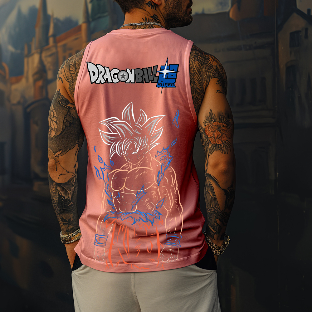 Casual Animation Design Print Tank Top