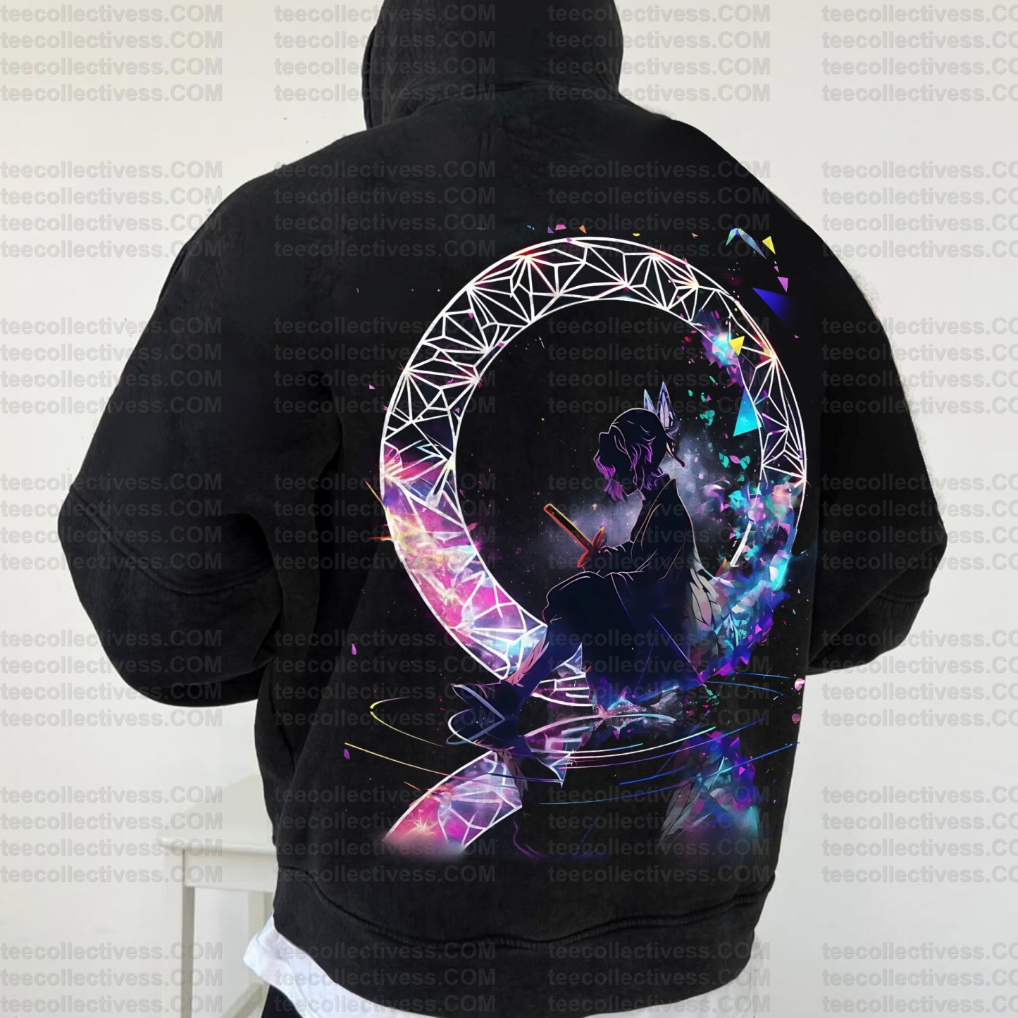 Vintage 3D Direct Inkjet Printed Washed Unisex Plush Hoodie