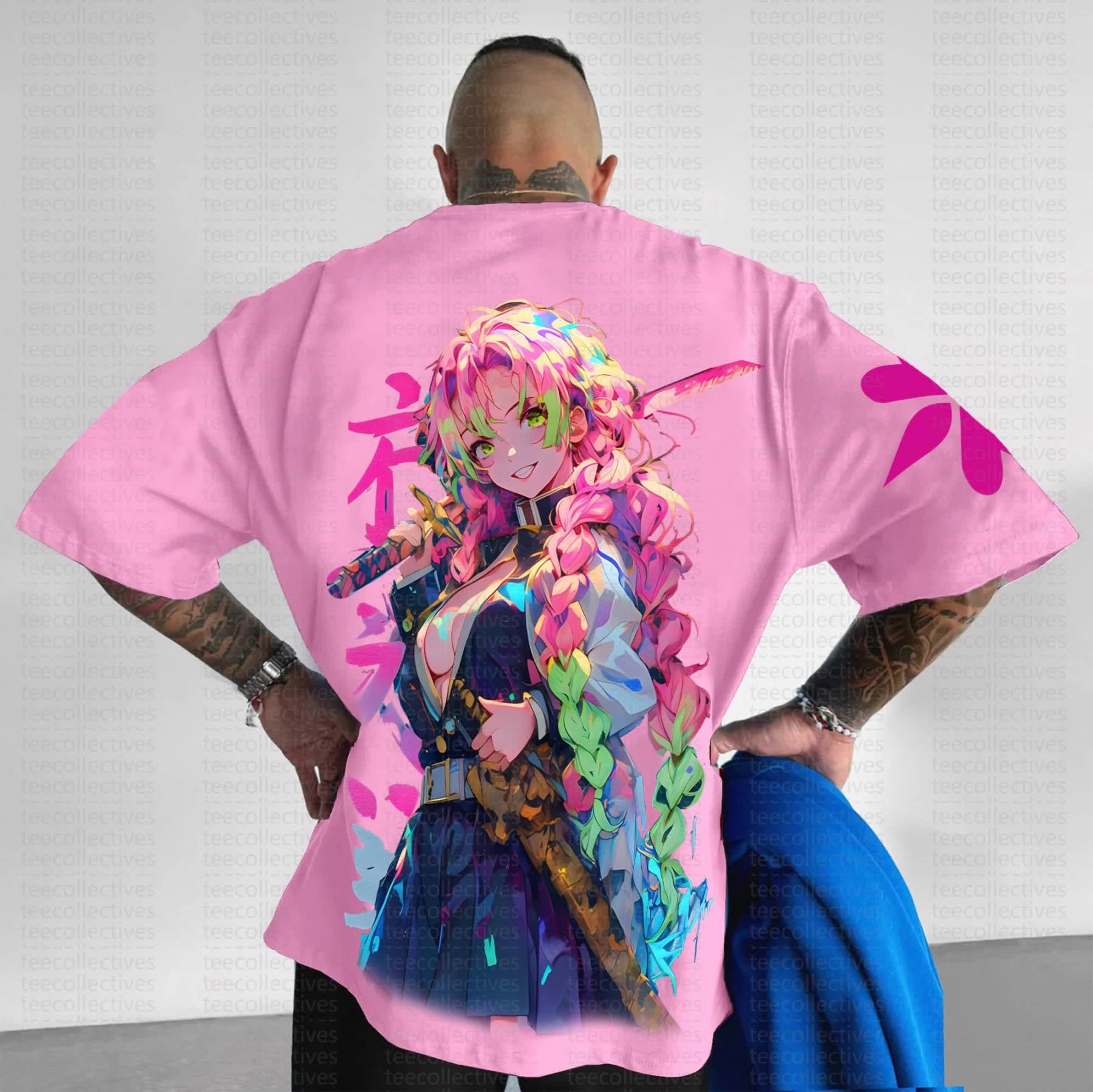 Unisex Anime Inspired Vintage T-Shirt丨Demon Slayer X Pokémon